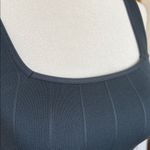 Spiritual Gangster NWT XS/S Amara seamless Grey charcoal sports bra square neck Photo 5