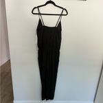 Ralph Lauren Lauren  Black Sequin Stretchy Jumpsuit Surplice Jumpsuit Small Photo 7