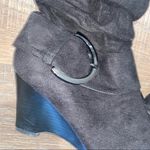 Black Tall Boots Women’s 7 1/2 Size 7.5 Photo 6