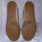Banana Republic Gold Canvas Espadrille Flats Size 7 Jute Boho Chic Resort Wear Photo 9