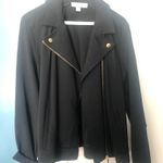 Michael Kors Black Moto Jacket Photo 0