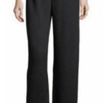 St. John Collection Santana Knit Pull-on Pants Women’s 4 Career Black Photo 0