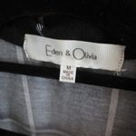Eden & Olivia  Black Checked Blouse - Size Medium Photo 1