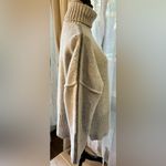 Topshop  knit exposed seam turtleneck oversized relaxed sweater Photo 5