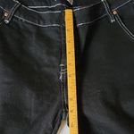 Ymi  Black Pants with White Low-Rise Skater Size 7 Photo 8