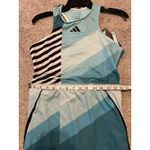 Adidas SZ M- Women's Aero Ready Transformative Tennis Dress, Flash Aqua /Black. Photo 9