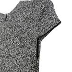 Escada Sport Black White Mixed Media Pleated Abstract Short Sleeve Dress Size 38 Photo 3