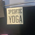 PINK - Victoria's Secret PINK VS Black & Pink Striped Cut Out Ankle Workout Casual Leggings Women Sz S Photo 3