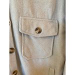 Thread and Supply Heather Ivory Faux Fleece
Shirt Jacket Shaket Womens Small Photo 3