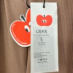 Cider | NWT | Large | Solid Elastic Waist Wide Leg Rib Nit Lounge Pant in Coffee Photo 2