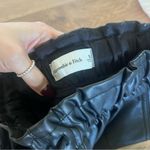 Abercrombie & Fitch  Faux Leather Black Joggers Photo 2