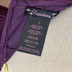 Xtraordinary Jrs Beaded full length halter Dress gown 3 plum prom wedding Photo 3