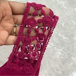 Entro  crochet embroidered babydoll style small tank top sleeveless Photo 4