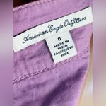 American Eagle  Purple Crochet Mini Skirt Size 0 Photo 10