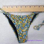 NEW‎ Rhythm Free People Carrie Itsy Bikini Bottom, size S Blue Photo 7