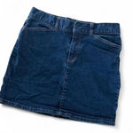 Gap Hip-Hugger Stretch Denim Mini Skirt – Dark Wash Y2K Retro – Size 8 Photo 0
