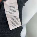 Nanette Lepore Black Shimmer Tiered Long Sleeve Mini Sweater Dress Small Photo 8