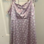 Purple Dress Up Tie Sleeve Dress Photo 0