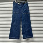 Anthropologie  Pilcro Womens Jeans Size 8 Blue Western Wide Leg Coastal Cowgirl Photo 1