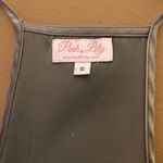 Pink Lily Lace Trim Satin Cami Tank Top Purple Grey Small Photo 3