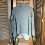 Bobeau  One Button Waterfall Grey Cardigan Photo 2
