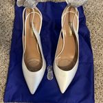 Aquazzura bow tie crystal pump 85 White Size 8 Photo 3