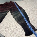 Cloth & Stone Horizon Dye Mock Neck Blouse Red Gray Ombre Top Women’s Size M Photo 3