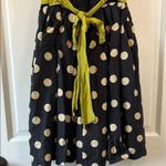 Corey Lynn Calter Anthropologie Slice of Lime Polka Dot Mini Dress Photo 12