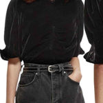 Scotch & Soda SCOTCH & SODA VELVET RUCHED TOP Size Medium Photo 0