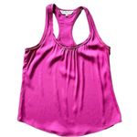 Trina Turk Silk Stretch Pink Racerback Scallop Trim Tank Top 298601 Size Medium Photo 6