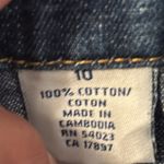 Old Navy Jeans Vintage Blue and Gold Mini Pencil Skirt Photo 11