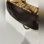 Brown tweed shoulder bag Photo 5