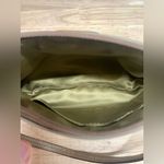 Coach  Gold/Cream/Bronze Canvas Signature C Cinched Large Wristlet Photo 5