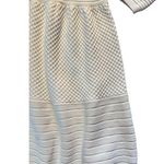 Boden USA Boden UK 6P US 2P Ribbed Knit Mini Dress Ivory Sweater Textured Scoop Neck Libby Photo 3