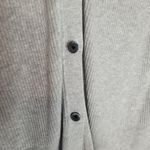 Uniqlo  GRAY LIGHTWEIGHT RIBBED KNIT BUTTON FRONT DUSTER CARDIGAN SWEATER S Photo 5