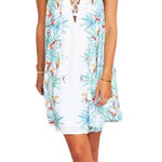 Show Me Your Mumu  Daryn Palm Party Lace Up Mini Dress Size S Photo 0