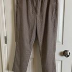 Nicole Miller Women's Plaid Pants, Front Pockets, Drawstring Size 8 Photo 1