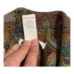 Anthropologie Acorn Open Jacket size 6• Paisley Tapestry Jacket. Orange Photo 7