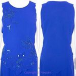 R&M Richards vintage royal blue faux two Photo 3