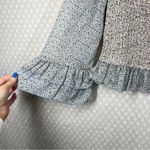 Revolve  Storia Blue Cream‎ Floral Smocked Puff Sleeve Top Photo 1