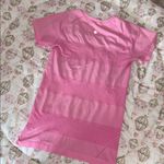 Lululemon Swiftly Tech V Neck Raspberry Glo Light Stripe Short Sleeve Tee Size 8 Photo 5