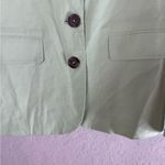 Camila Coelho  Linen Blend Mint Green Adam Blazer Size S Photo 5