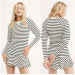 Free People  SAYLOR Lili Mini Striped Drop Waist Sweater Dress Long Sleeve XS. Photo 1