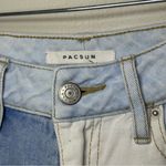 PacSun 24 Waist Mom Jeans Women's Two Tone Light Wash Hight Rise 100% Cotton Photo 5
