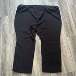Old Navy Black Elastic Waist Pants 4X Black Fleece Pants Photo 3