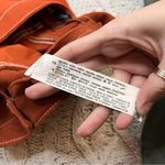 ZARA  Rust Orange Seamed Mini Skirt‎ Size M Photo 9