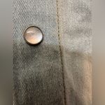 Vintage US Boys Women’s Plaid Sleeve Denim Hoodie Blue Size M Photo 4