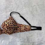 Juicy Couture  Intimates 34B Leopard Print Plunge Push Up Bra Black Straps Photo 7