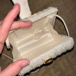 white beaded crossbody purse Photo 2