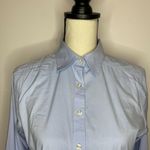 Lands' End 10P Petite Blue Button Down Long Sleeve Photo 1